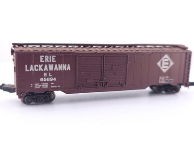 #ad ATLAS N ERIE LACKAWANNA 50#x27; MECHANICAL REEFER REFRIGERATOR BOX CAR 65694 #2 $7.95