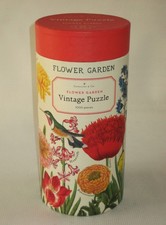 Cavallini Company Vintage Puzzle 1000 Pieces Flower Garden 22 x 28