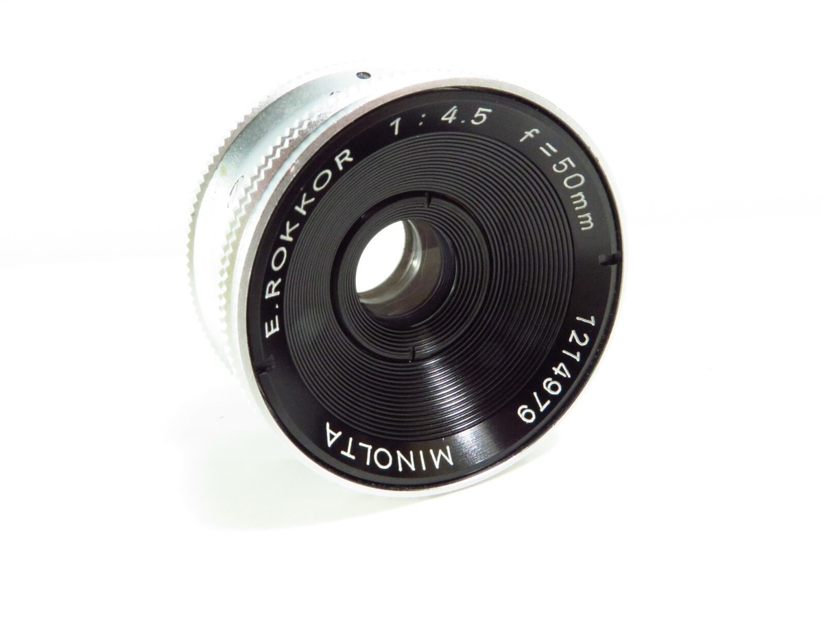Objectif Minolta E Rokkor 50mm F/4.5 Pour Agrandisseur - Monture M39 - Occasion Bon état