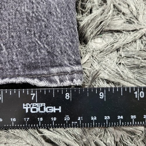 Jeans Levi's Premium Ribcage dritto alla caviglia donna 28 nero antracite Big E denim - Foto 11 di 22