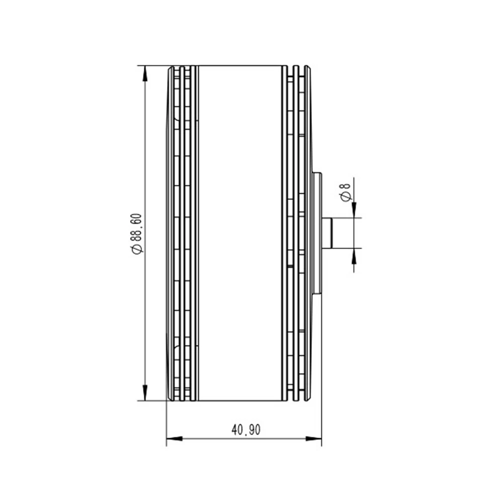 XOAR Titan Air TA8020 80KV Brushless Electric Motor for RC Multicopter Drone - Image 3 of 4