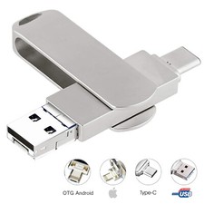 1TB 512GB USB 3.0 Flash Drive Memory Stick Type C 4in1 For iPhone OTG Android PC