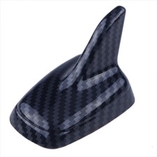 Black Carbon Fiber Look Decorative Shark Fin Antenna Universal Car Accessories