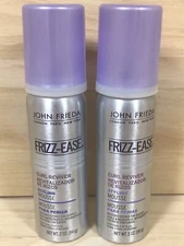 John Frieda Frizz Ease Curl Reviver Styling Mousse 2 oz. Travel Size Lot Of 2