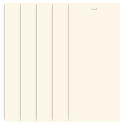 #ad Vertical Blind Slats Vanes Replacement Blinds Ivory 64.5 x 3.5 FREE SHIPPING $44.99