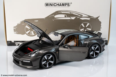 Minichamps 1:18 Porsche 911 (992) Sport Classic Coupe Grey 2022