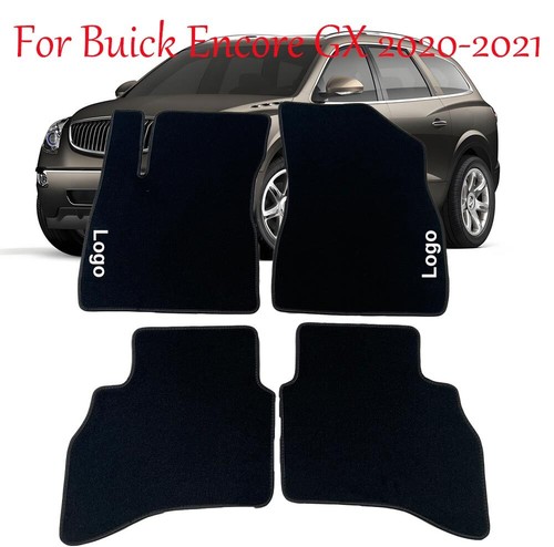 Car Floor Mats Velour For Buick Encore 2013-2021 Waterproof Black Non-slip Mats - Picture 11 of 11