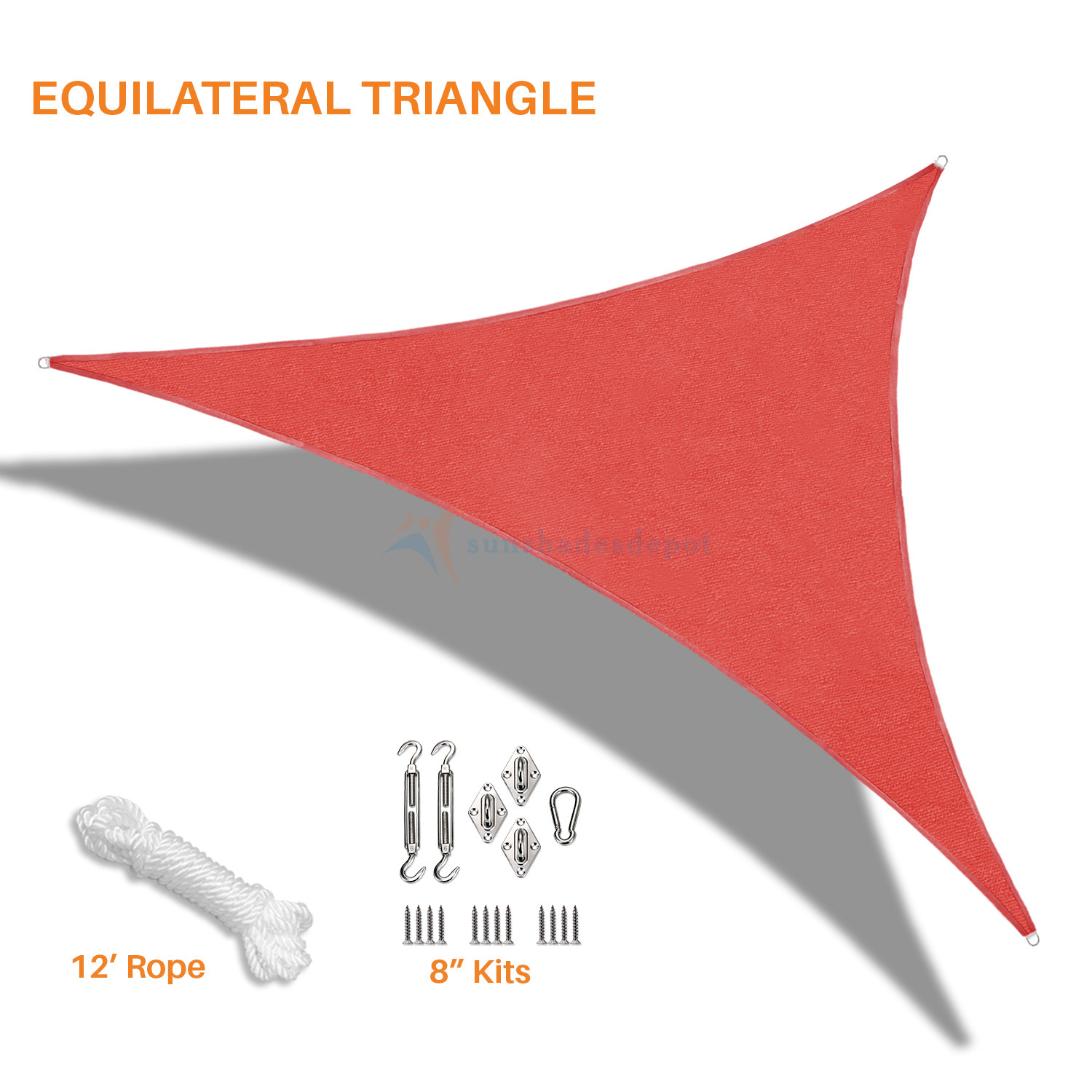 Sun Shade Sail Turquoise Right Triangle Permeable Canopy Lawn Patio Pool Decktop 02 Zsq