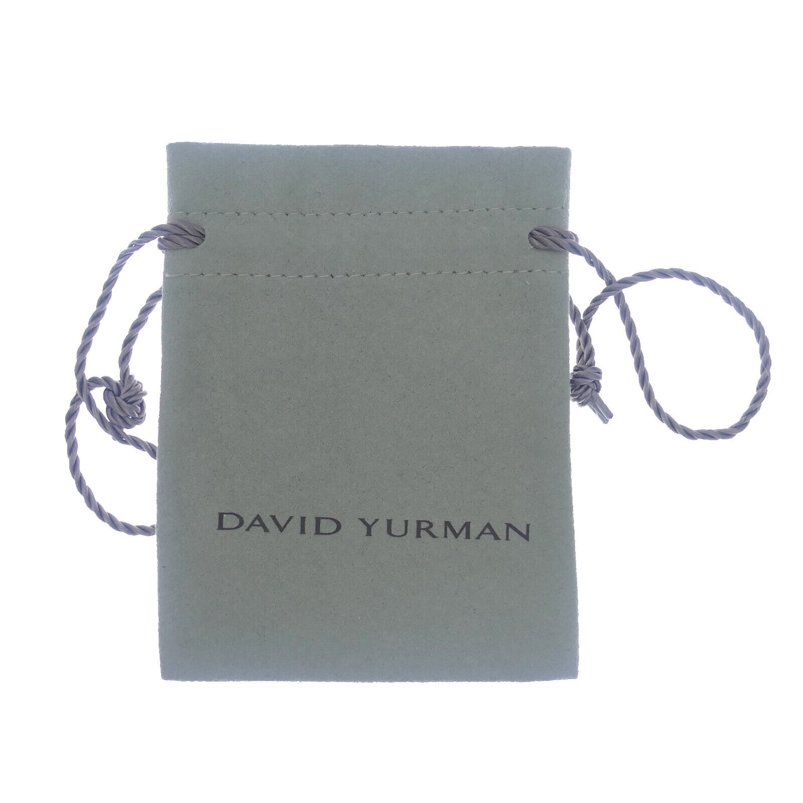 DAVID YURMAN MEDIUM SIZE TAUPE VELVET JEWELRY TRAVEL POUCH/BAG