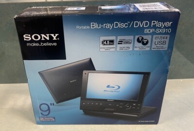 Sony Blu-Ray Disc DVD Player Portable BDP-SX910 9