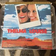 THELMA AND LOUISE LETTER BOX Laserdisc LD 1991 Brad Pitt, Susan Sarandon SEALED