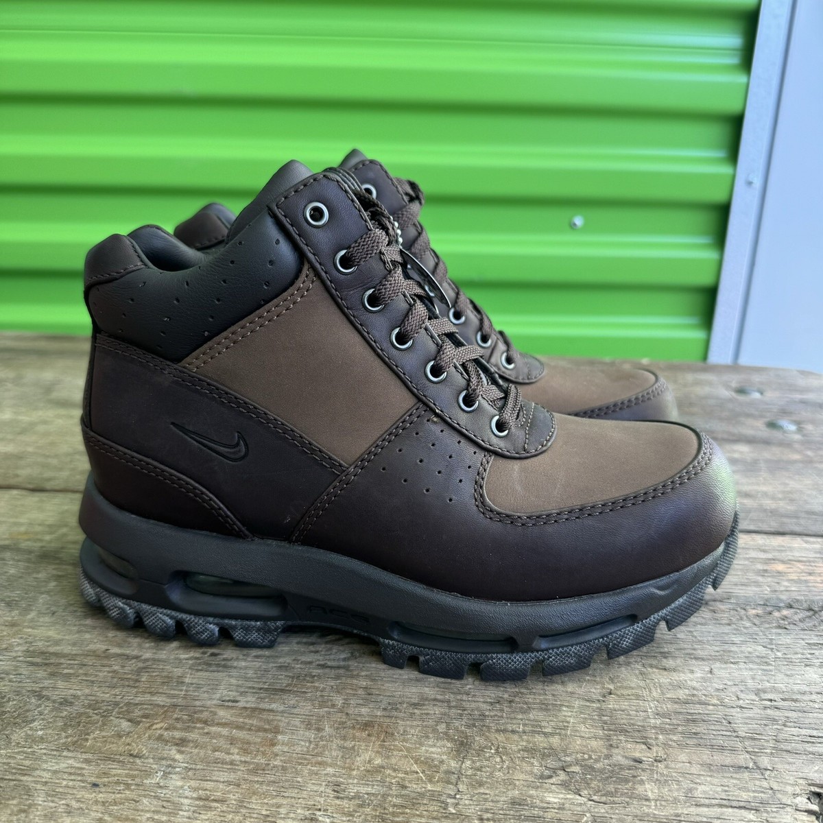 Vintage Nike Air Max Goadome ACG Boots Baroque Earth Brown Leather