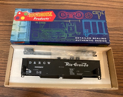 TREN ESCALA HO. COCHE DE LASTRE OFFSET-SIDE. 1584 D&R G. Roundhouse. Hecho en USA | Zustand: New