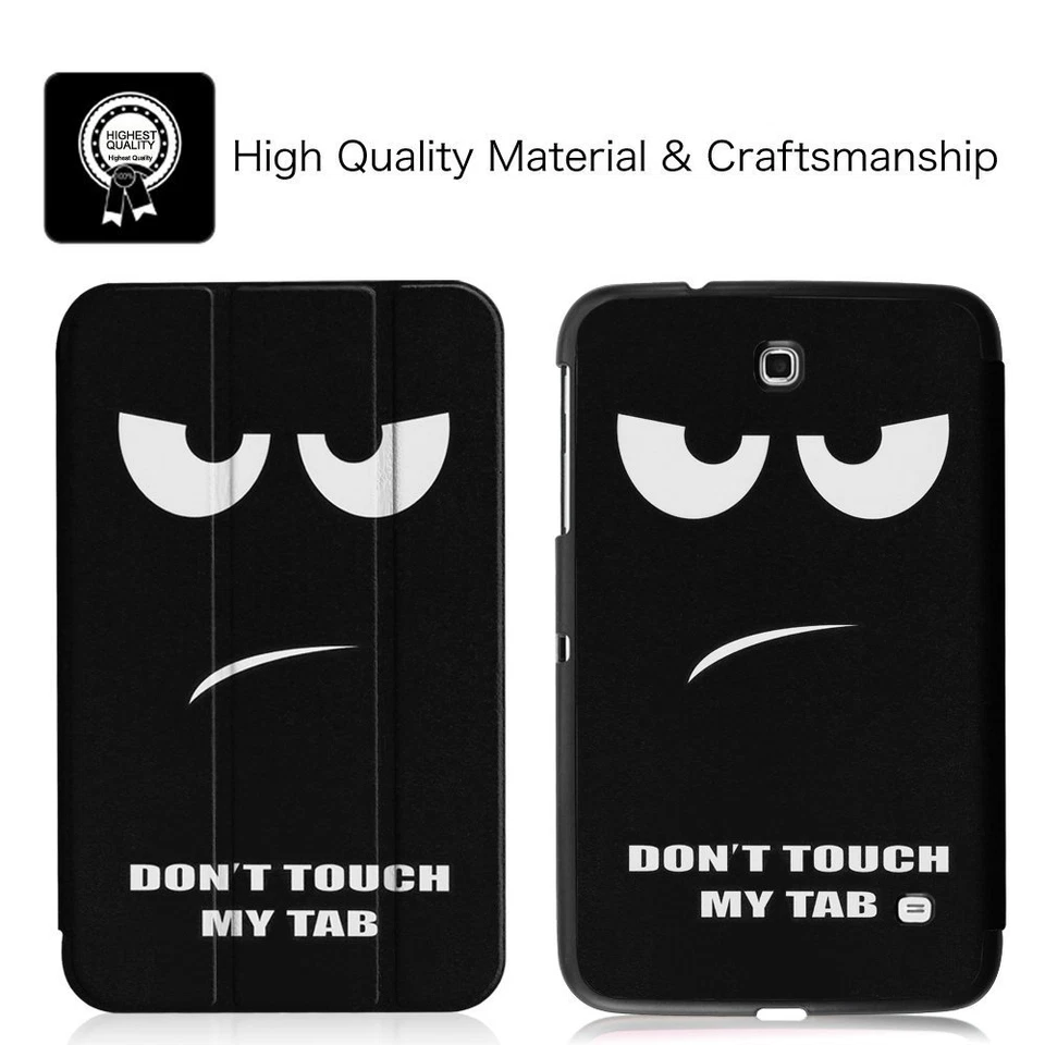 Funda delgada de cuero para tablet Samsung Galaxy Tab 4 7,0 pulgadas SM-T230NU Foto 4 de 4