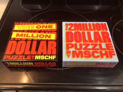 The One & Two Million Dollar Puzzle by MSCHF - 500 Piece Jigsaw for Adults