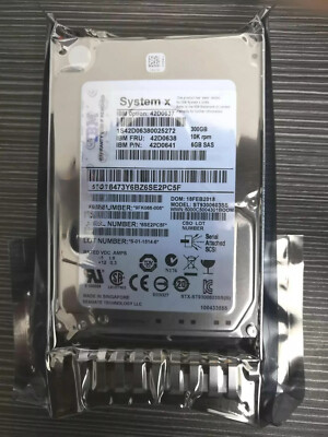 49Y2052 IBM HDD 600GB 10K SAS 6G 2.5 SFF HOT-SWAP FOR DS3524 EXP3524