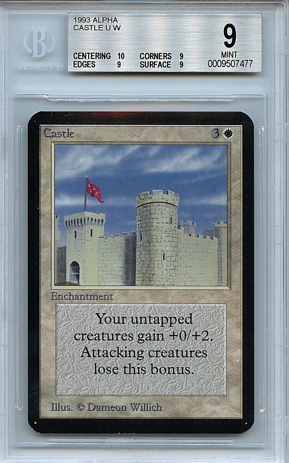 MTG Alpha Castle BGS 9.0 (9) Mint Magic Card 10 centering WOTC 7477  Amricons | eBay