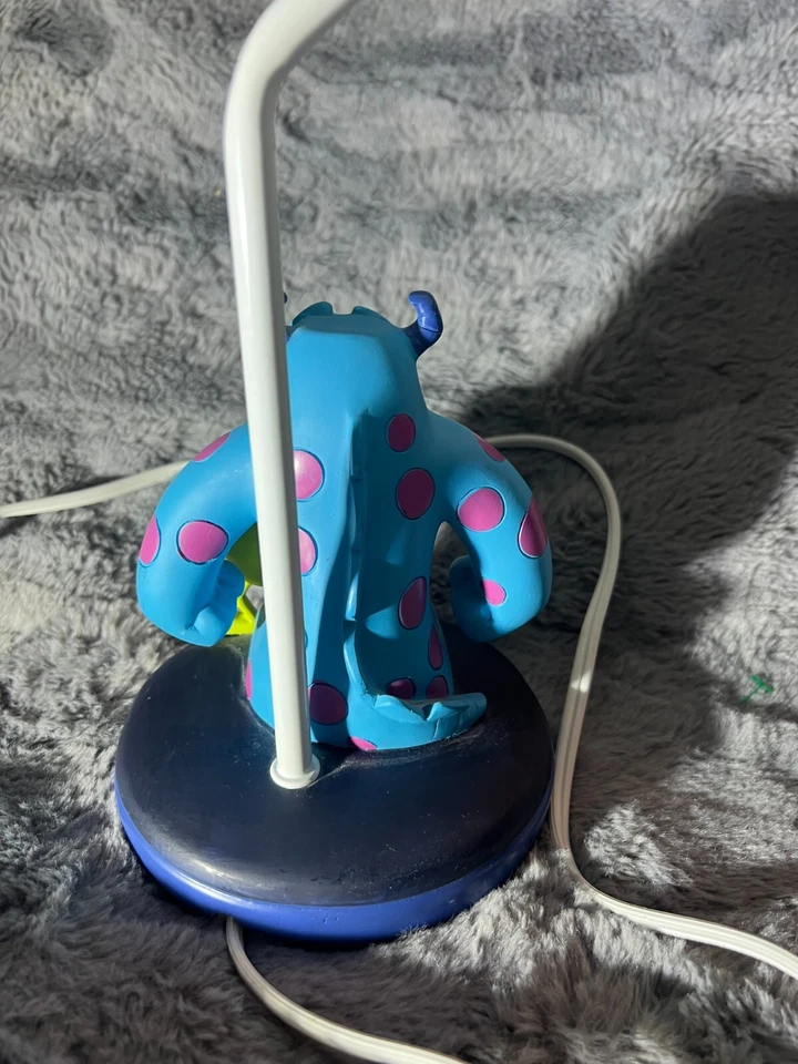 Lámpara de mesa y pantalla de repuesto Disney Monsters Inc Mike And Sully (funciona) Foto 3 de 4
