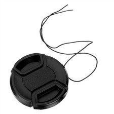 46mm Front Center Pinch Lens Cap Snap-on for Canon Nikon Petax Fuji Sony Camera