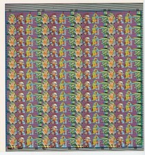 Al Capp's Li'l Abner 1960's Vari-Vue Motion Ring Flickers Factory PROOF Sheet