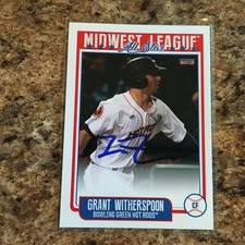 Grant Witherspoon Signed 2019 Midwest League All Star Set Auto Rc Tampa Bay Rays