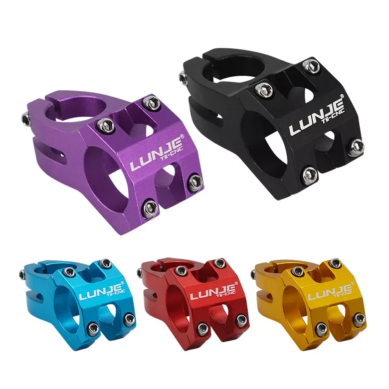 Alomejor Attacco Manubrio Bici 31.8 Mm 45 Mm 7° - In Alluminio Per MTB E Bici Da Strada