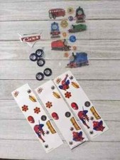 cars thomas spider-man fun stickers EK success puffy partial packs mixed