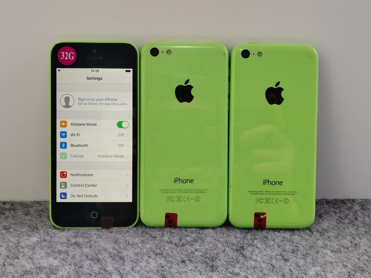 9/10 Good&Original Apple iPhone 5c Green 8/16/32GB Factory