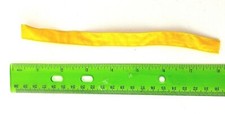 KC-SF-YL: 1/12 Yellow Fabric Wired Scarf for 6" ~ 7" Action Figures