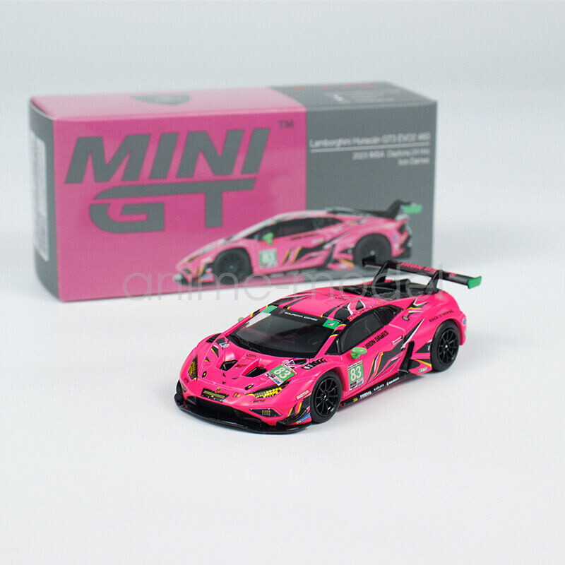 ミニカー MINI GT Lamborghini Huracan GT3 EVO #39 LAMBORGHINI HURACAN GT3 EVO2 #83 24H OF DAYTONA 2023 1/64 BY