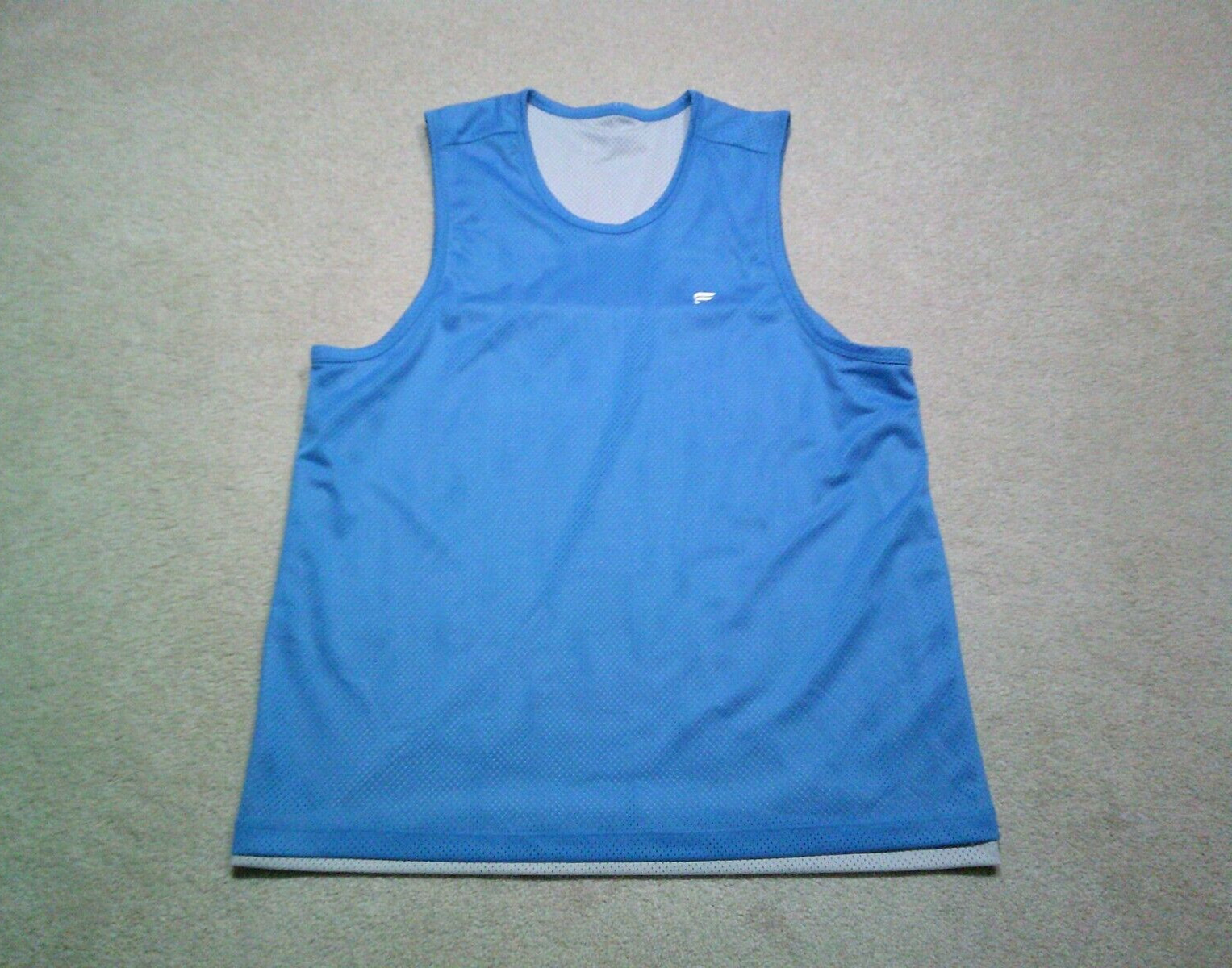 Fabletics Reversible Jersey Mens Medium Gray Blue - image 1