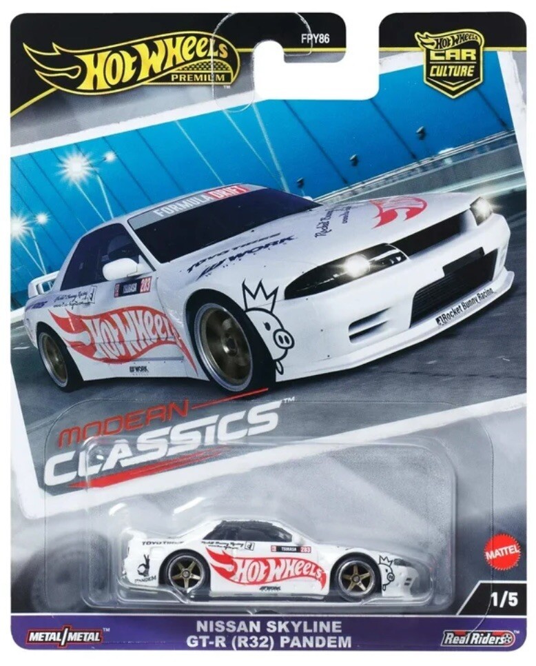 HOT WHEELS NISSAN SKYLINE GT-R R32 PANDEM MODERN CLASSICS CAR CULTURE PREMIUM
