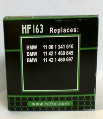 Cross Reference Hiflofiltro Filtre A Huile Pour BMW K75, K 100 Lt, K 1200 GT, R 1100 S, R 1150 GS, R 850 RT (76x79mm) (hf163 HF170C Oil Filter