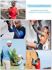 6 Pares De Mangas De Brazo Para Hombres Y Mujeres Proteccion Solar UV Brazos