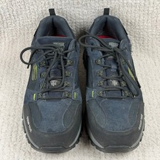 Zapatos impermeables Skechers Work para hombre 77183 NVBK punta compuesta azul marino negro 10
