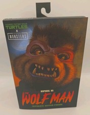 NECA Teenage Mutant Ninja Turtles X Universal Monsters Raphael as Wolfman NEW