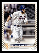 Patrick Mazeika 2022 Topps Gold Star SP #166 New York Mets Rookie RC *030