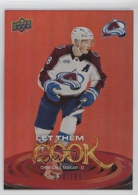 2025-26 Upper Deck Series 2 Let Them Cook Red 10/199 Cale Makar #LTC-13 0ih4