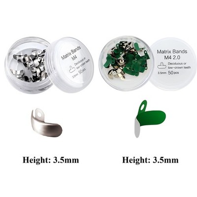 Dental Sectional Matrices Matrix Bands 3.5mm Non-stick Deciduous/Low-crown