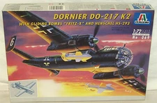 Italeri #069 Dornier DO-217 K2 Aircraft 1:72 Scale Open Box (PV)