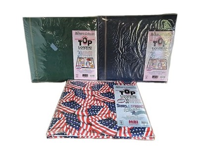 The Memory Collection Top Loading Postbound Scrapbook Book Lot Of 3 New