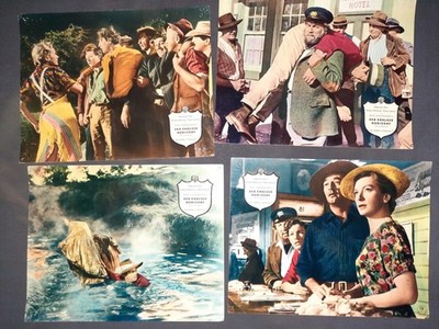 Der endlose Horizont 4 Aushangfotos AHF Robert Mitchum Peter Ustinov