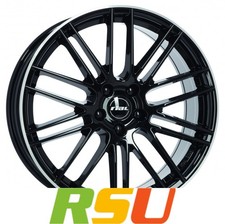 Rial Kibo diamant-schwarz hornpoliert 8x18" ET48 LK5 112 ML 70.1 Alufelgen 18...