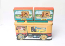 3 x Agfa  Blechdose, Vintage Werbung Reklame Metall f&uuml;r Sammler, Vitrine Nr.1880