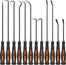 12-Piece Precision Hook and Pick Set, Car Auto Oil Seal/O-Ring Seal Gasket Pi...