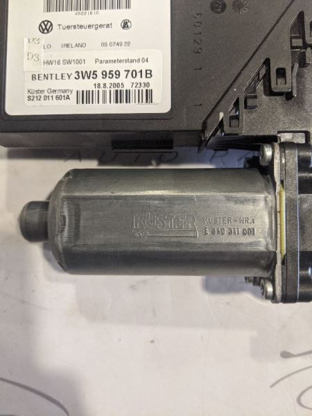Bentley Continental Flying Spur 05-13 Left Front Window Motor OEM 06 07 08 09 10