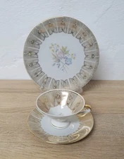 Vintage place setting tea coffee set 3 pieces porcelain collector cup