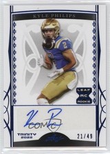 2022 Leaf Trinity Navy 21/49 Kyle Philips #BA-KP1 Auto 0c3e