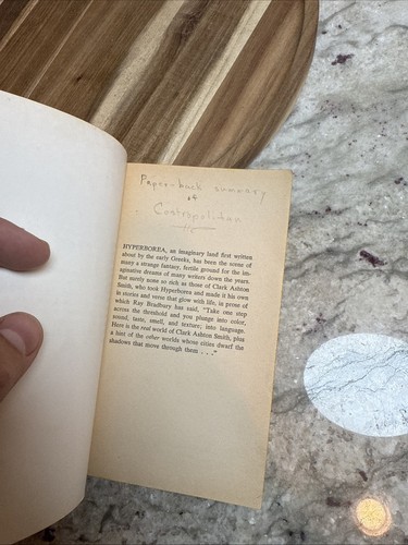 Hyperborea von Clark Ashton Smith - Ballantine Taschenbuch Erstdruck 1971 - Bild 7 von 9