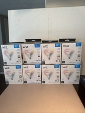 Lot of 8 WiZ PAR38 Smart Color LED Bulbs 120W WiFi E26 Voice Control NEW